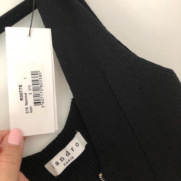 Black midi dress - Picture 2 of 3